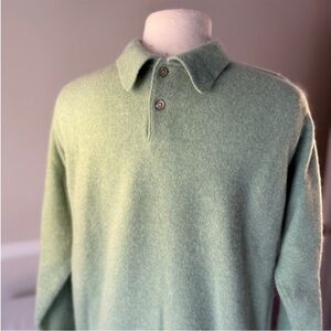 IZOD collared cashmere sweater